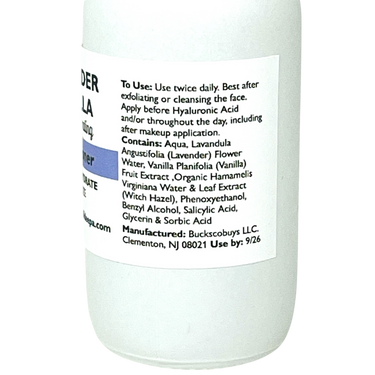 Hydrating Toner - Lavender Vanilla